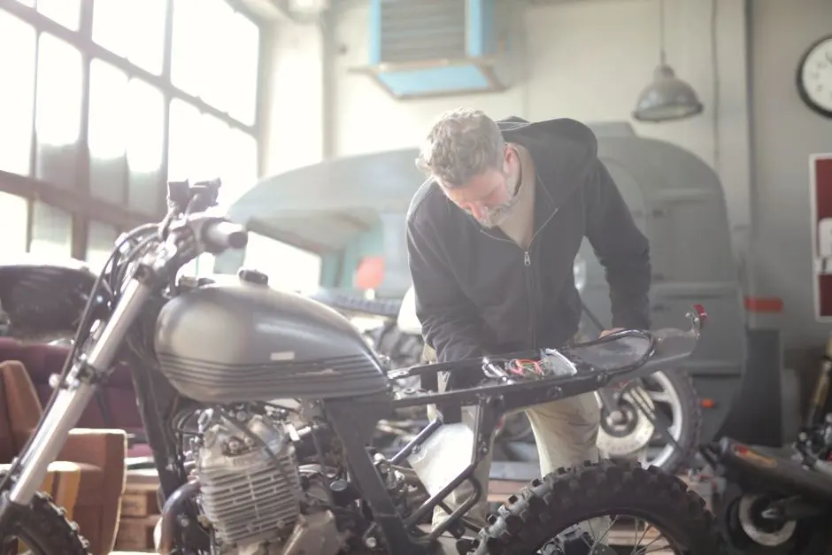 Ilustrasi perawatan motor sederhana